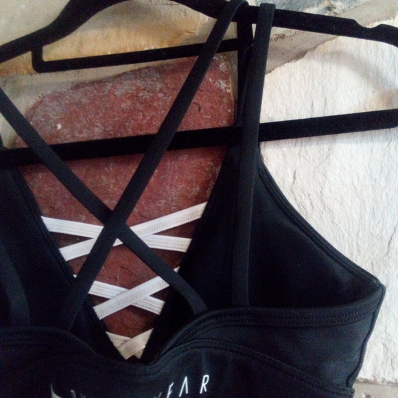 Ryder wear Black strappy gym crop/sportsbra size XS - Picture 4 of 6
